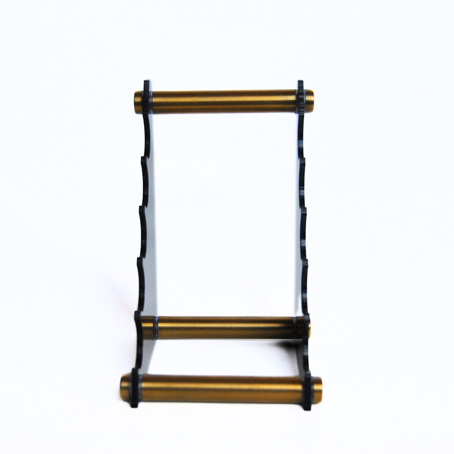 Blabz Beauty Bar Black & Gold Acrylic Cuticle Oil / Brush Retail Display Stand / Holder (5 Rows) Blabz Beauty Bar