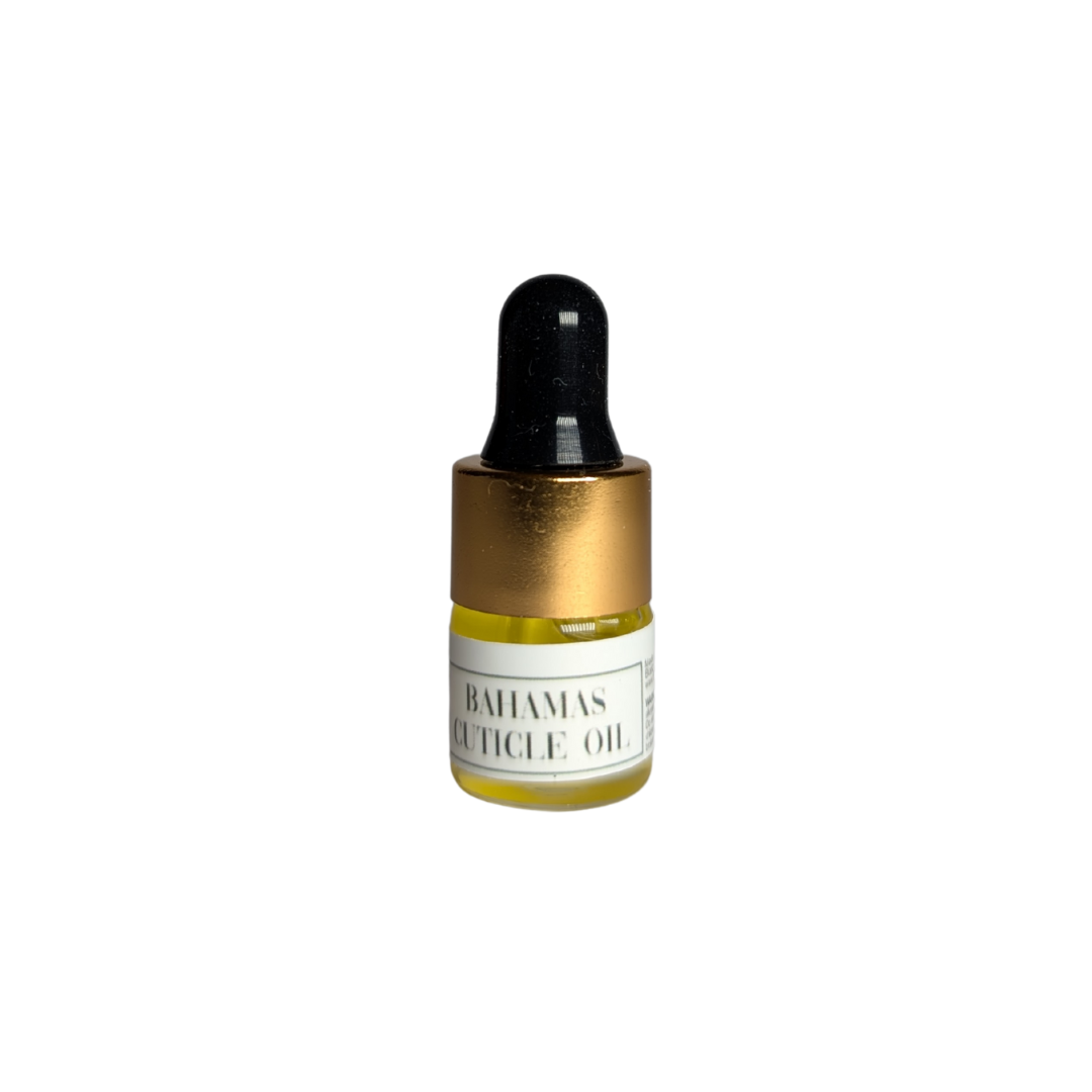 Bahamas Scented 1ml Mini Cuticle Oil Dropper Bottle Samples