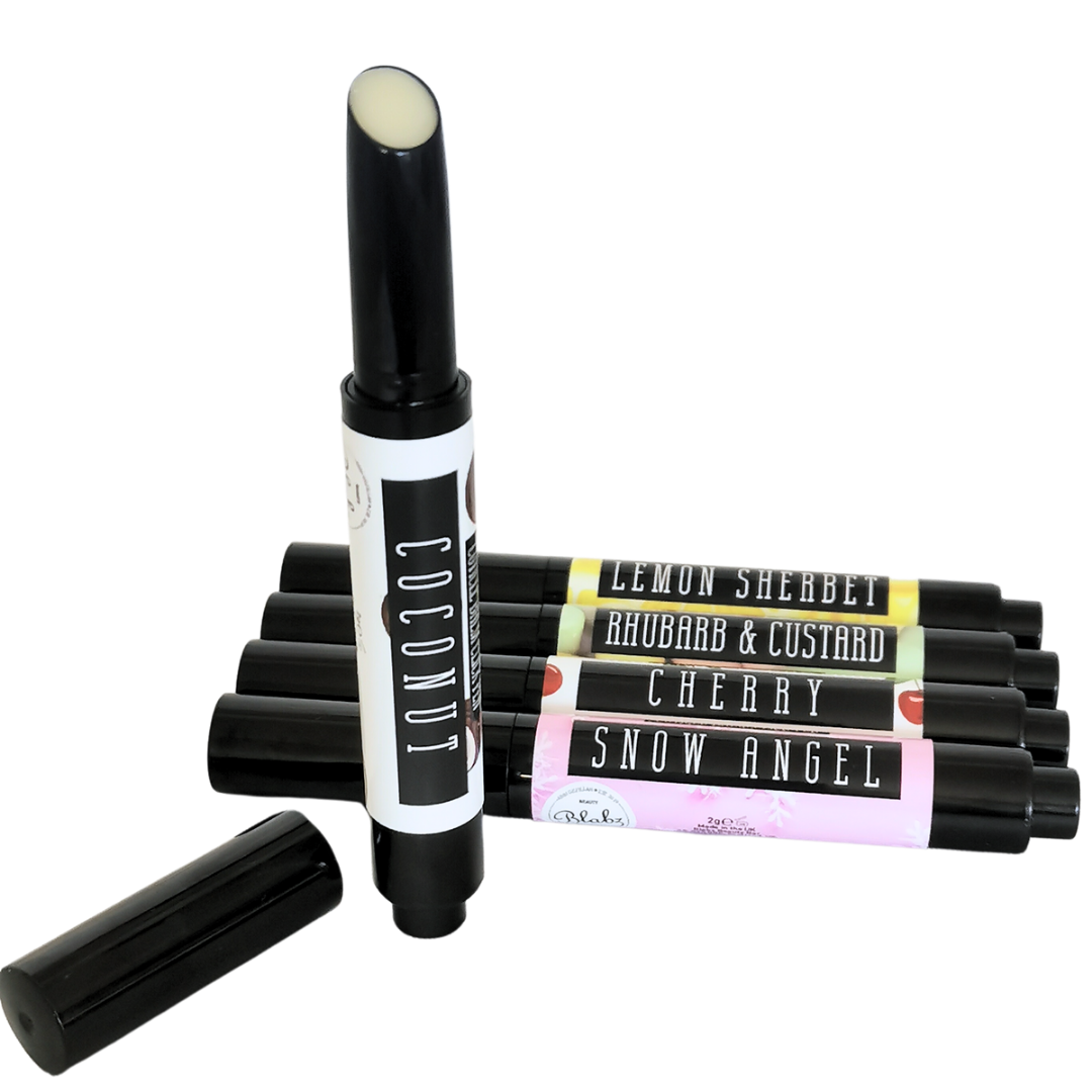 Blabz Beauty Bar Cherry Scented Cuticle and Hand Balm Click Pen Blabz Beauty Bar