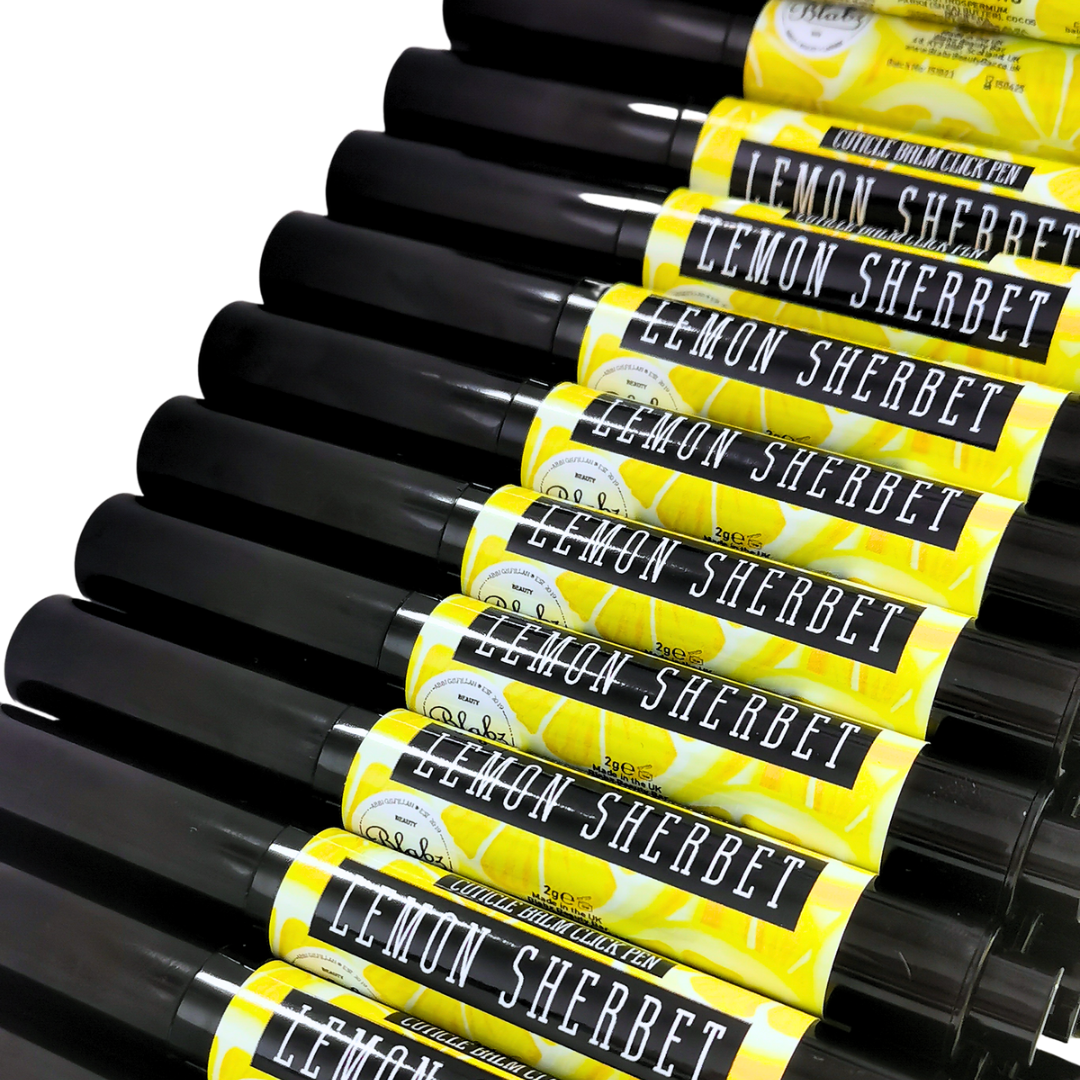 Blabz Beauty Bar Lemon Sherbet Scented Cuticle and Hand Balm Click Pen Blabz Beauty Bar