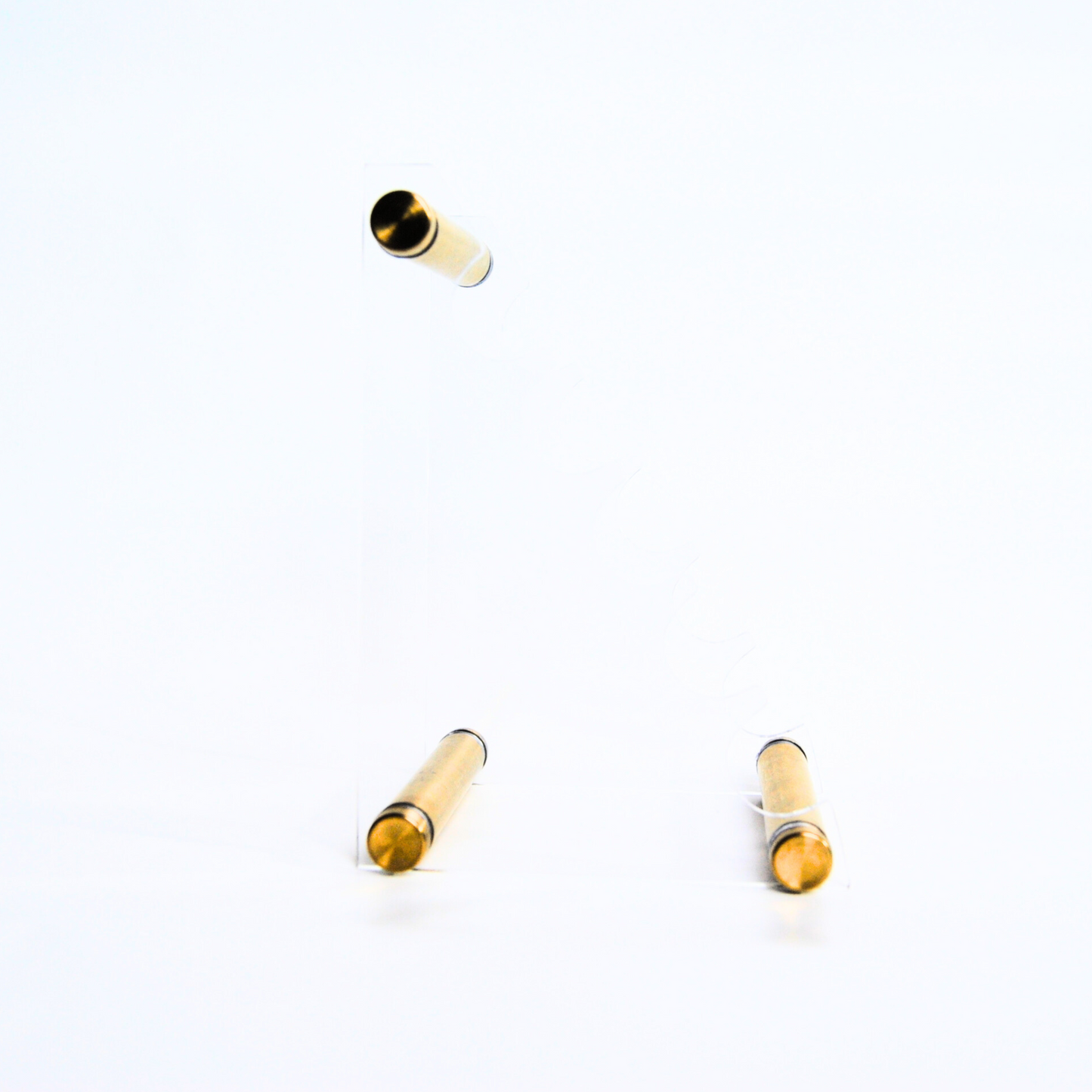 Blabz Beauty Bar Clear & Gold Acrylic Cuticle Oil / Brush Retail Display Stand / Holder (5 Rows) Blabz Beauty Bar