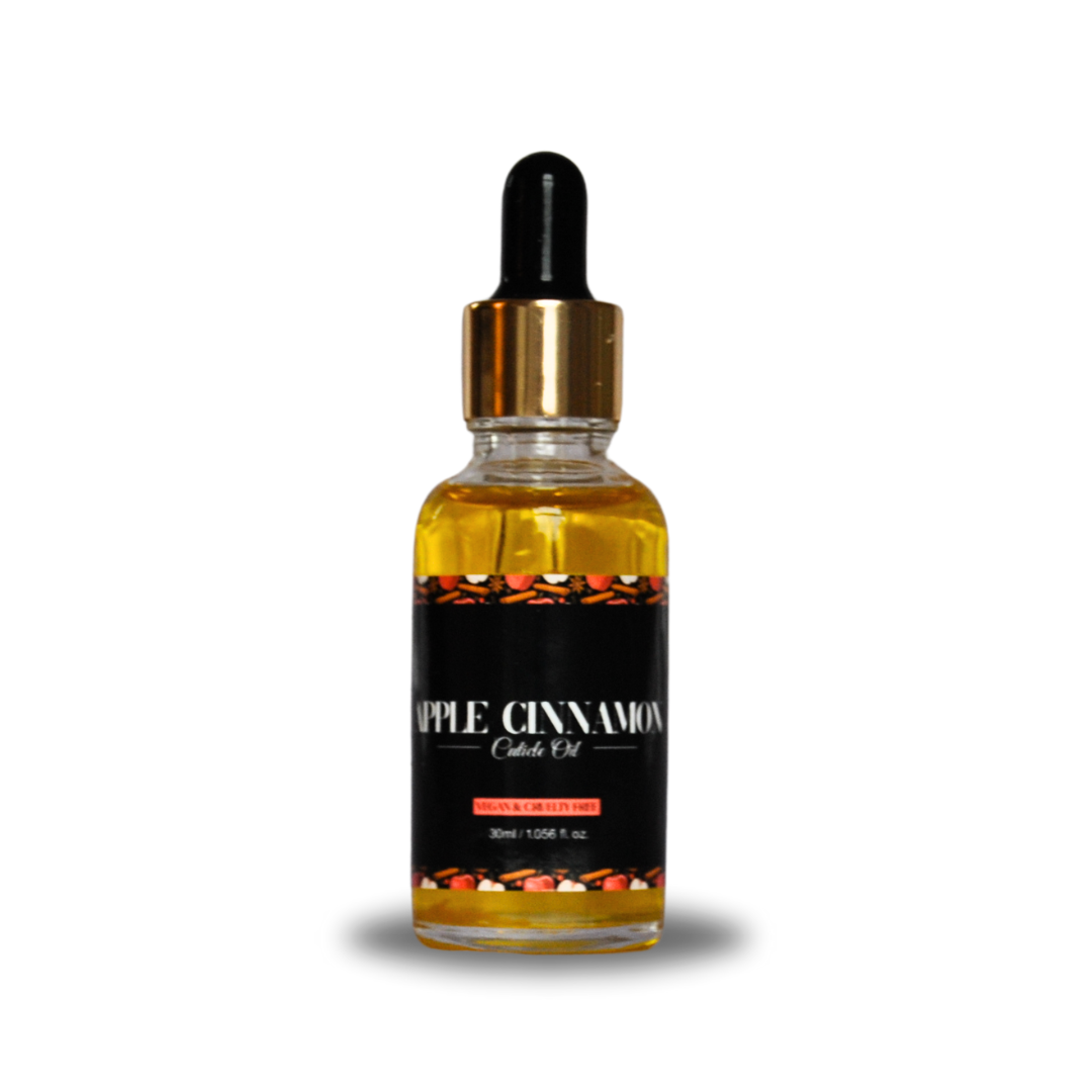 Apple Cinnamon Limited Edition Christmas Scented 30ml Cuticle Oil Dropper Bottle