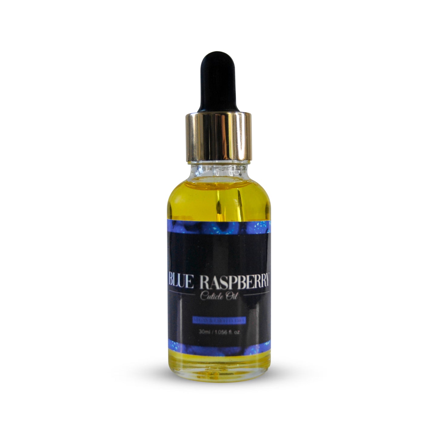 Blabz Beauty Bar Blue Raspberry Scented 30ml Cuticle Oil Dropper Bottle Blabz Beauty Bar
