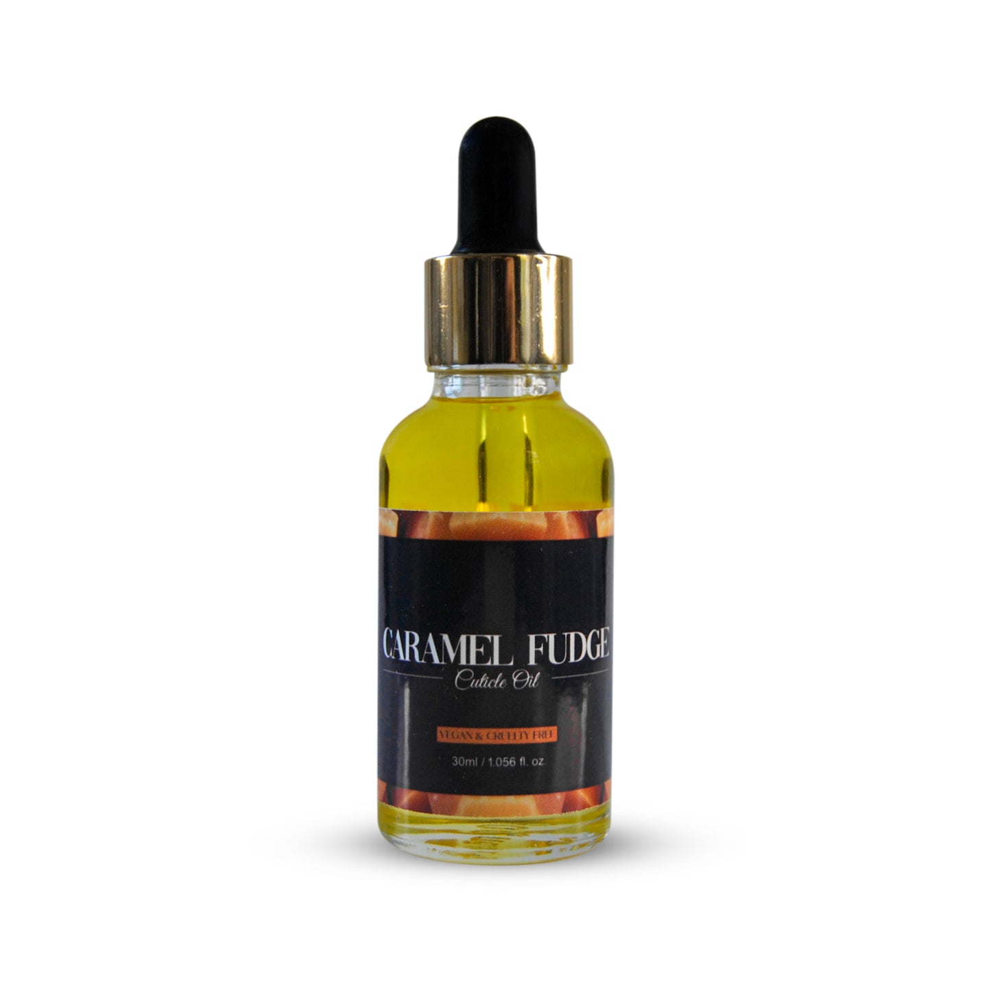 Blabz Beauty Bar Caramel Fudge Scented 30ml Cuticle Oil Dropper Bottle Blabz Beauty Bar