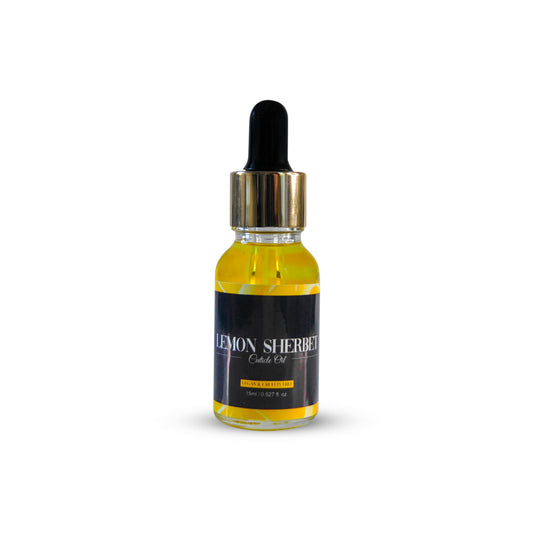 Blabz Beauty Bar Lemon Sherbet Scented 15ml Cuticle Oil Dropper Bottle Blabz Beauty Bar