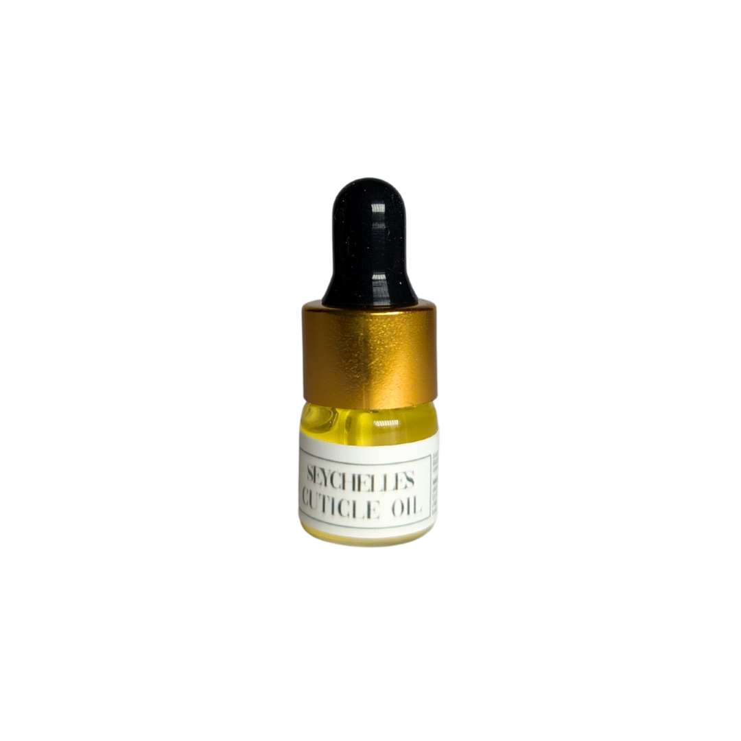 Seychelles Cookie Scented 1ml Mini Cuticle Oil Dropper Bottle Samples