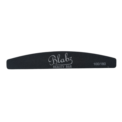 Blabz Beauty Bar 100/180 Grit Half Moon Files Blabz Beauty Bar 