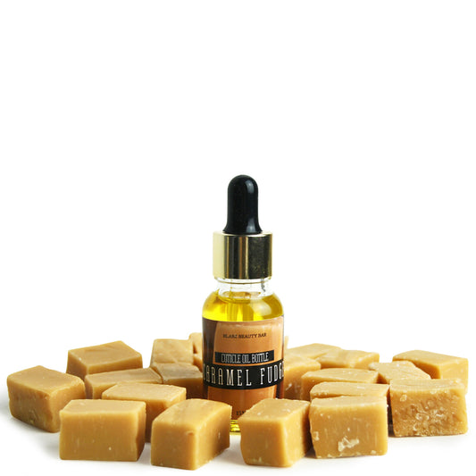 Blabz Beauty Bar Caramel Fudge Scented 15ml Cuticle Oil Dropper Bottle Blabz Beauty Bar 