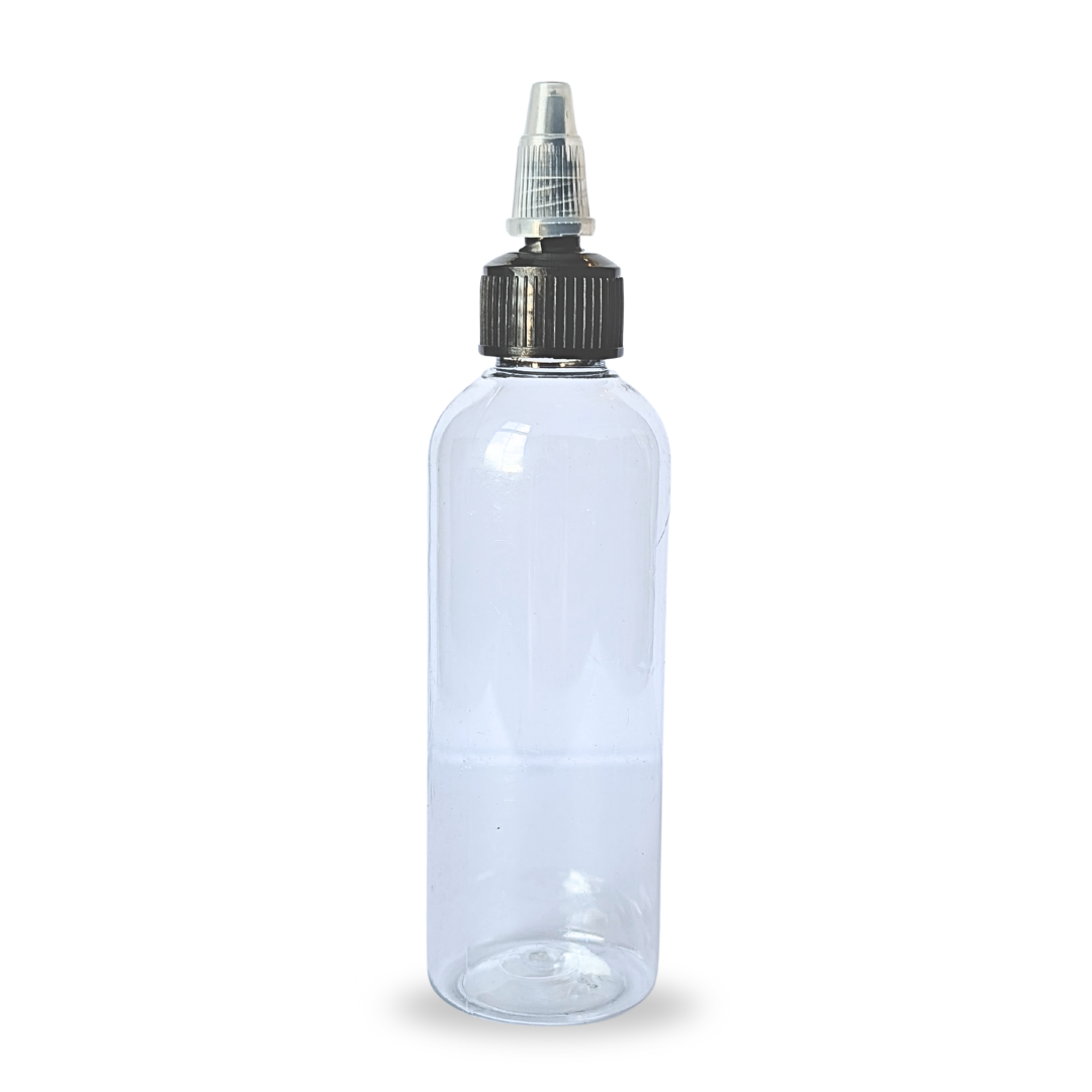 100ml Clear Empty Bottle Twist Pour Cosmetic Packaging