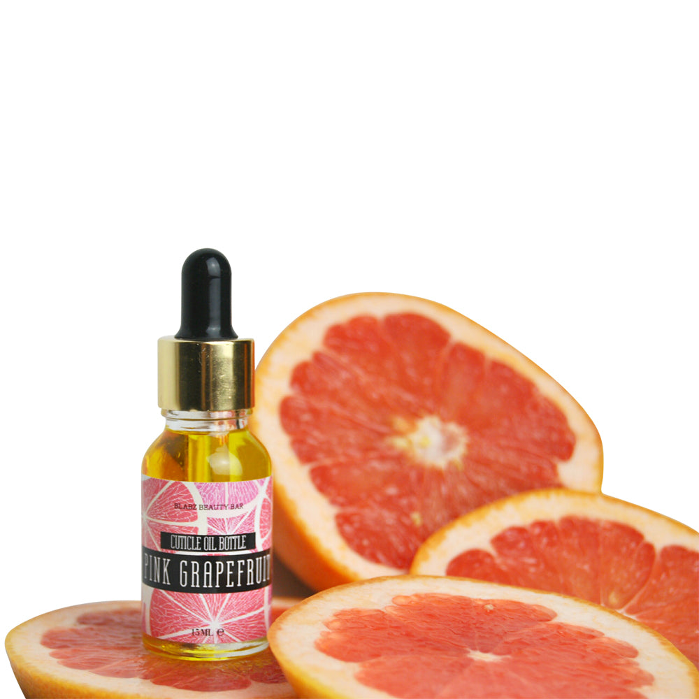 Blabz Beauty Bar Pink Grapefruit Scented 15ml Cuticle Oil Dropper Bottle Blabz Beauty Bar 