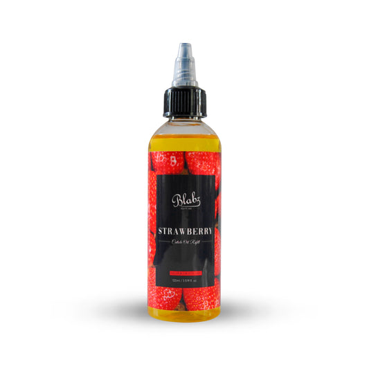 Blabz Beauty Bar Strawberry Scented 100ml Cuticle Oil Refill Bottle Blabz Beauty Bar 