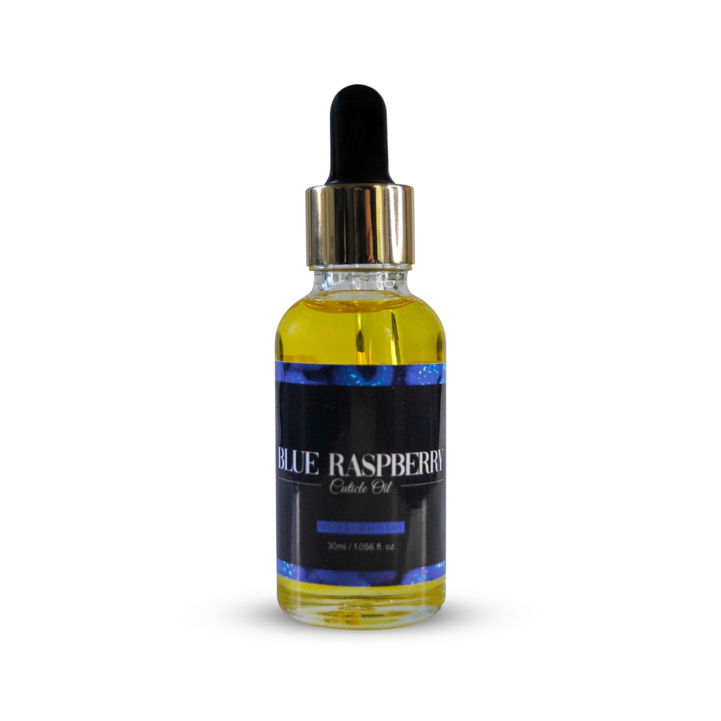 Blabz Beauty Bar Blue Raspberry Scented 30ml Cuticle Oil Dropper Bottle Blabz Beauty Bar 