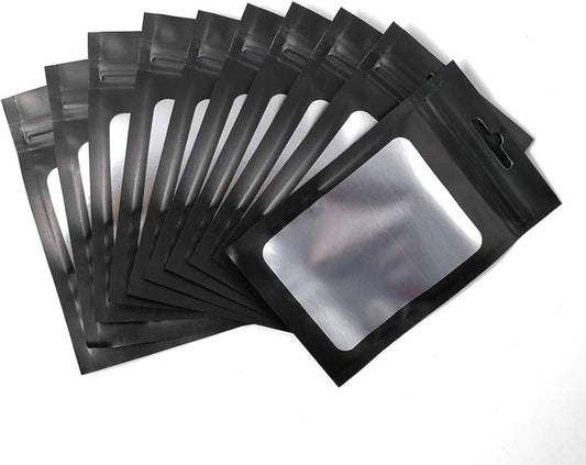 Black Mylar Grip Seal Bags