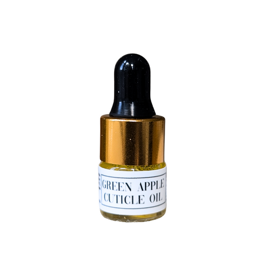 Green Apple Scented 1ml Mini Cuticle Oil Dropper Bottle Samples