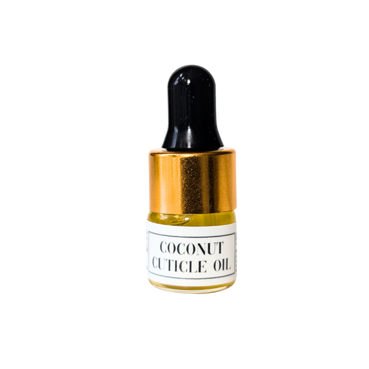 Coconut Scented 1ml Mini Cuticle Oil Dropper Bottle Samples