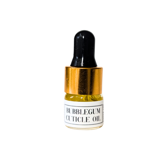 Bubblegum Scented 1ml Mini Cuticle Oil Dropper Bottle Samples