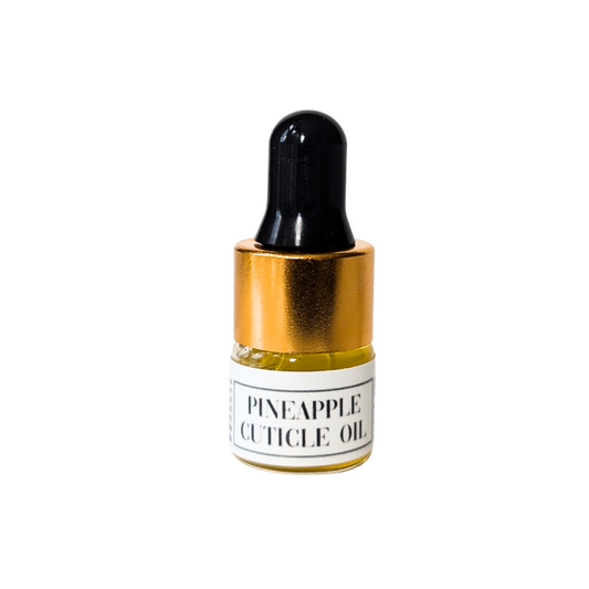 Pineapple Scented 1ml Mini Cuticle Oil Dropper Bottle Samples