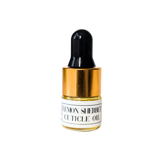 Lemon Sherbet Scented 1ml Mini Cuticle Oil Dropper Bottle Samples