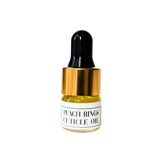 Peach Rings Scented 1ml Mini Cuticle Oil Dropper Bottle Samples