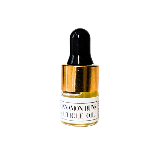 Cinnamon Buns Scented 1ml Mini Cuticle Oil Dropper Bottle Samples